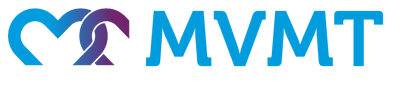 Facility logo with blue and purple elements