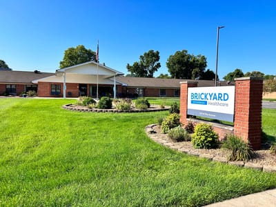 Exterior view of Brickyard Healthcare facility