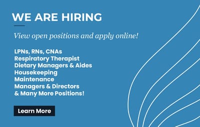 Job recruitment advertisement for nursing positions