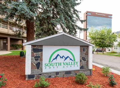 Facility sign for South Valley Post Acute