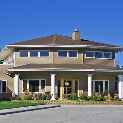 Exterior view of Blue Valley Lutheran Nursing Home