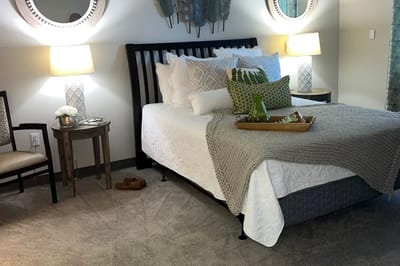 Cozy private resident room with modern decor