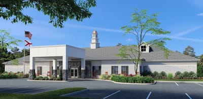 Exterior view of Carillon Oaks Daphne facility