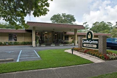 Exterior view of Camellia Gardens of Life Care facility