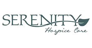 Complete Care At Holiday City, Nursing Home in Toms River, NJ — Serenity Hospice Care logo with decorative elements