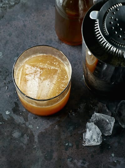 Close-up of a drink in a glass