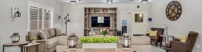 Interior common area with seating and decor