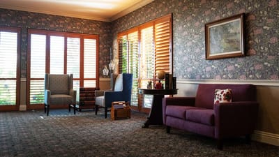 Cozy lounge area with comfortable seating
