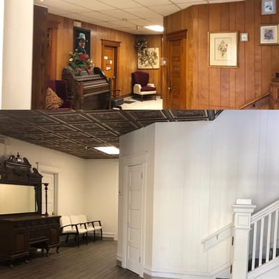 Interior views of a senior living facility