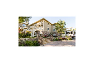 Exterior view of a senior living facility