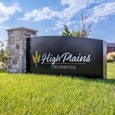 Facility sign for High Plains Crossing