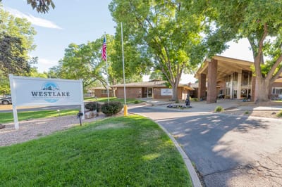 Exterior view of Westlake Health and Rehabilitation Center