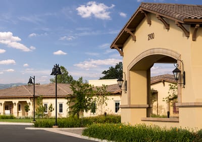 Exterior view of Creekview Assisted Living facility