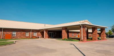 Exterior view of the Homestead of Bethany entrance