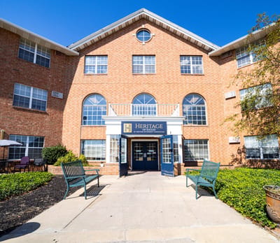 Front entrance of the Heritage of Euclid facility