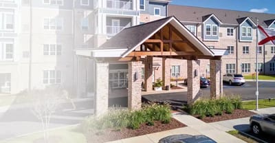 Front entrance of The Crossings at North River SCALF