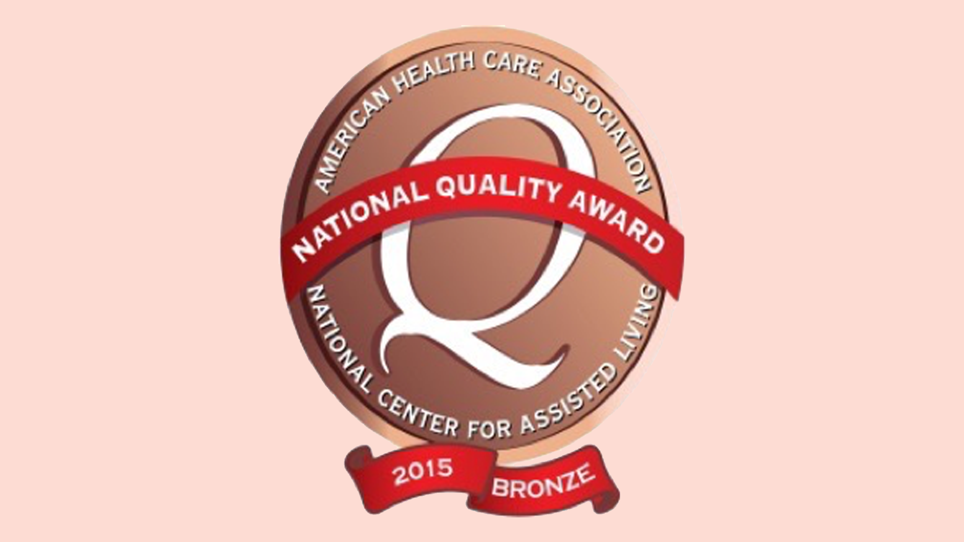 Quality award badge for assisted living
