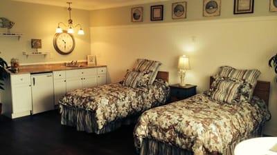 Bright and cozy resident room with two beds