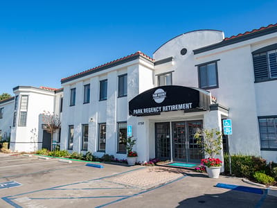 Exterior view of Park Regency Retirement Center