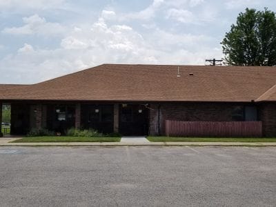 Exterior view of Riverdell Care Center building