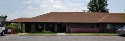 Exterior view of Riverdell Care Center building