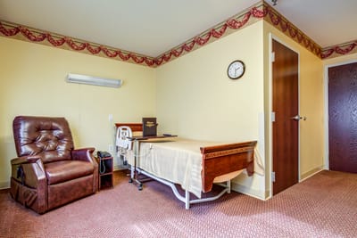 Interior of a comfortable resident room