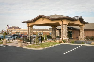 Front entrance of the Life Care Center of Bridgeton