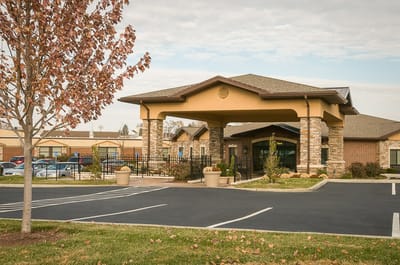 Front entrance of Life Care Center of Bridgeton