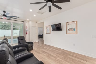 Bright interior common area with comfortable seating