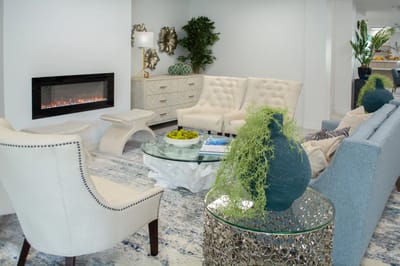 Cozy common area with comfortable seating and decor