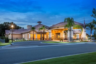 Exterior view of the Mission Oaks Assisted Living building