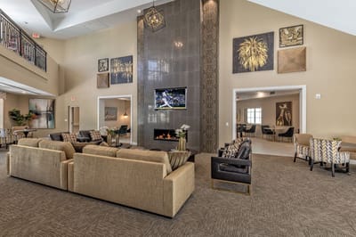 Interior view of the facility's lounge area