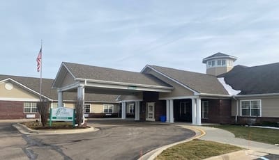 Front entrance of The Willows at Howell