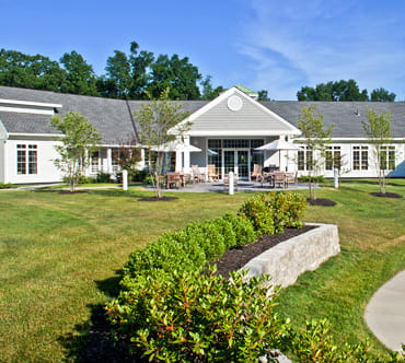 The Baptist Home at Brookmeade, Nursing Home in Rhinebeck, NY — Senior living facility surrounded by landscaped gardens