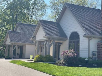 Exterior view of Trinity Community at Beavercreek buildings