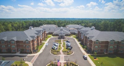 Aerial view of the Wellmore of Lexington facility