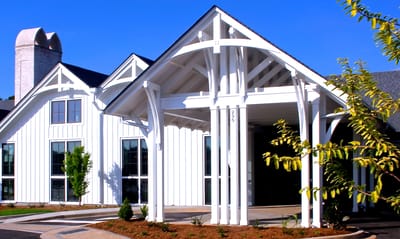 Exterior view of White Oak at North Grove entrance