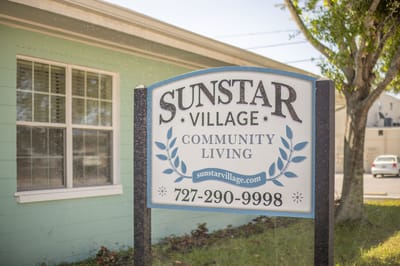 Signage for Sunstar Village Community Living
