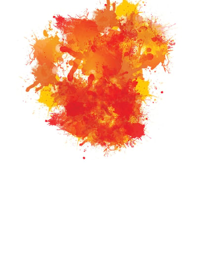 Abstract colorful splash design