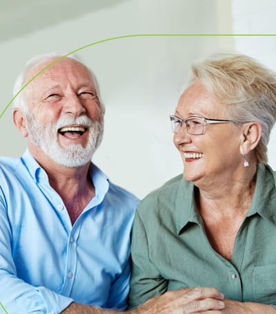 Happy senior couple enjoying time together