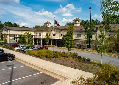 Exterior view of Inspired Living at Alpharetta