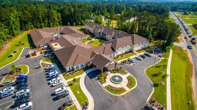 Aerial view of Prema at Suwanee Creek campus