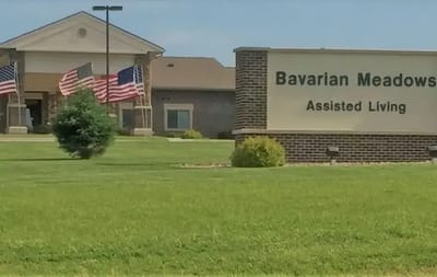 Exterior view of Bavarian Meadows Assisted Living facility