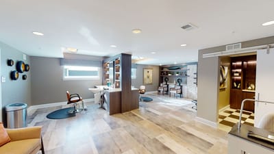 Interior of a well-designed activity room