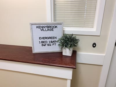 Interior shot showing room details at Kennybrook Village