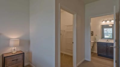 Interior view of a private resident room