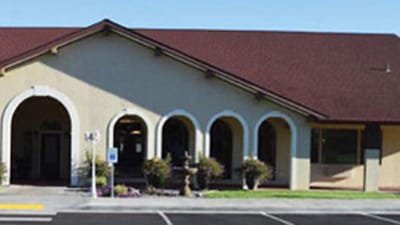 Exterior view of the senior living facility