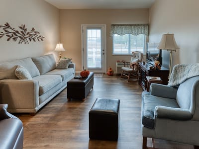 Cozy living room with comfortable furniture