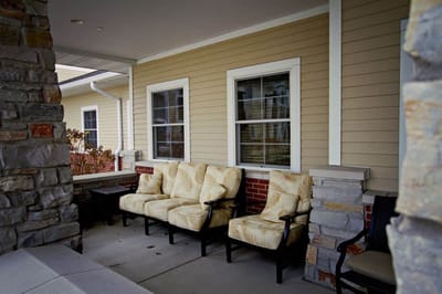Comfortable seating in a common area
