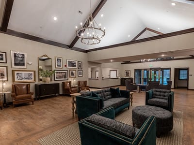 Interior common area with seating and decor